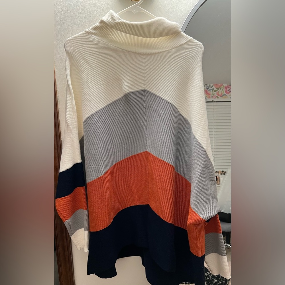 Sweater, NWOT, cowl neck, turtle neck, Large